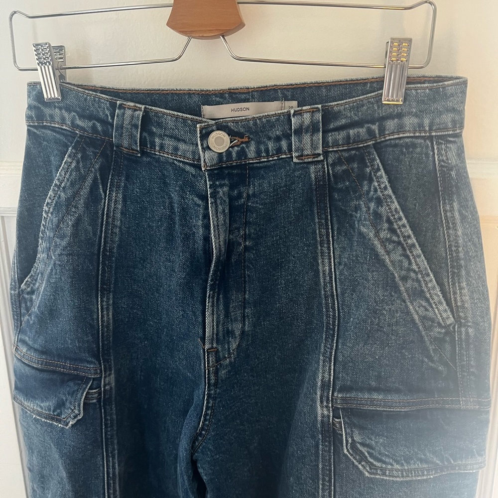 Hudson wide-leg cargo jeans size 29